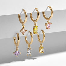 Load image into Gallery viewer, 5 Pair/set 2019 Brincos Female Rhinestone Huggie Earrings Set Amazing Price Gold Small Stud Earring for Women Fashion Jewelry