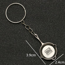 Load image into Gallery viewer, PUBG Keychain Playerunknowns Battlegrounds Backpack Armor Helmet Pan 98k Flare Gun Keyring Key Chain Ring Army Jewelry Wholesale