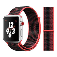 Load image into Gallery viewer, Sport Loop band for Apple watch 5 4 iwatch strap 44mm 40mm 42mm 38mm series 5 4 3 2 Soft Nylon bracelet Apple watch 5