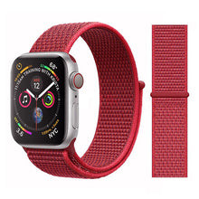 Load image into Gallery viewer, Sport Loop band for Apple watch 5 4 iwatch strap 44mm 40mm 42mm 38mm series 5 4 3 2 Soft Nylon bracelet Apple watch 5