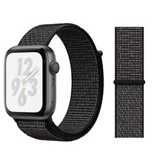 Load image into Gallery viewer, Sport Loop band for Apple watch 5 4 iwatch strap 44mm 40mm 42mm 38mm series 5 4 3 2 Soft Nylon bracelet Apple watch 5