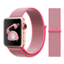 Load image into Gallery viewer, Sport Loop band for Apple watch 5 4 iwatch strap 44mm 40mm 42mm 38mm series 5 4 3 2 Soft Nylon bracelet Apple watch 5