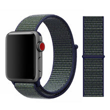 Load image into Gallery viewer, Sport Loop band for Apple watch 5 4 iwatch strap 44mm 40mm 42mm 38mm series 5 4 3 2 Soft Nylon bracelet Apple watch 5