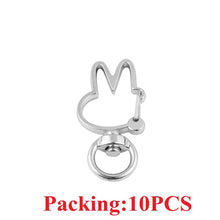 Load image into Gallery viewer, 5-20pcs/lot Key Chain Key Ring keychain Bronze Rhodium Gold 28mm Long Round Split Keyrings Keychain Jewelry Making Wholesale DIY