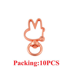 Load image into Gallery viewer, 5-20pcs/lot Key Chain Key Ring keychain Bronze Rhodium Gold 28mm Long Round Split Keyrings Keychain Jewelry Making Wholesale DIY