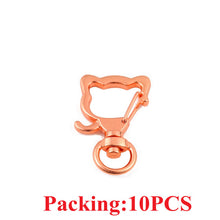 Load image into Gallery viewer, 5-20pcs/lot Key Chain Key Ring keychain Bronze Rhodium Gold 28mm Long Round Split Keyrings Keychain Jewelry Making Wholesale DIY