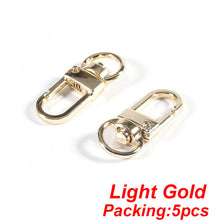 Load image into Gallery viewer, 5-20pcs/lot Key Chain Key Ring keychain Bronze Rhodium Gold 28mm Long Round Split Keyrings Keychain Jewelry Making Wholesale DIY