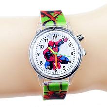 Load image into Gallery viewer, Princess Elsa Children Watches Kids Spiderman Colorful Light Source Boys Watch Girls Party Gift Clock Wrist Relogio Feminino