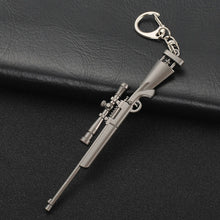 Load image into Gallery viewer, 2020 Fashion PUBG Eat Chicken Keychain Battlegrounds Backpack Battle Frying Pan Helmet 98k Key Ring Woman Man Jewwlry Wholesale