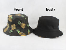 Load image into Gallery viewer, Panama Bucket Hat Men Women Summer Bucket Cap Banana Print Yellow Hat Bob Hat Hip Hop Gorros Fishing Fisherman Hat