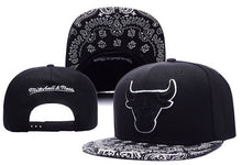 Load image into Gallery viewer, Fashion Men Baseball Cap Bulls Embroidery Paragraph Rap Fans Basketball Design Man Hip Hop Cap Skateboard Hat Bulls Cap