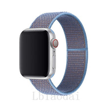 Load image into Gallery viewer, Nylon Strap For Apple Watch band 40mm 44mm iWatch band 38mm 42mm series Sport loop Bracelet Apple watch 5 4 3 2 38 40 42 44 mm