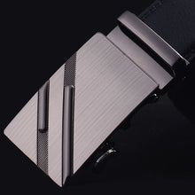 Load image into Gallery viewer, Top Quality Cow Genuine Leather Belt Men Genuine Luxury Leather Belts for Men Strap Male Metal Automatic Buckle