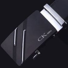 Load image into Gallery viewer, Top Quality Cow Genuine Leather Belt Men Genuine Luxury Leather Belts for Men Strap Male Metal Automatic Buckle