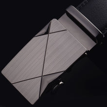 Load image into Gallery viewer, Top Quality Cow Genuine Leather Belt Men Genuine Luxury Leather Belts for Men Strap Male Metal Automatic Buckle
