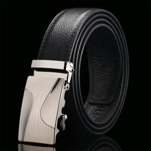 Load image into Gallery viewer, Top Quality Cow Genuine Leather Belt Men Genuine Luxury Leather Belts for Men Strap Male Metal Automatic Buckle