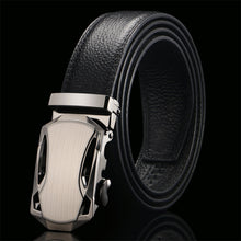 Load image into Gallery viewer, Top Quality Cow Genuine Leather Belt Men Genuine Luxury Leather Belts for Men Strap Male Metal Automatic Buckle