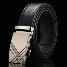 Load image into Gallery viewer, Top Quality Cow Genuine Leather Belt Men Genuine Luxury Leather Belts for Men Strap Male Metal Automatic Buckle