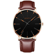 Load image into Gallery viewer, 2020 Minimalist Men's Fashion Ultra Thin Watches Simple Men Business Stainless Steel Mesh Belt Quartz Watch Relogio Masculino