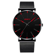 Load image into Gallery viewer, 2020 Minimalist Men's Fashion Ultra Thin Watches Simple Men Business Stainless Steel Mesh Belt Quartz Watch Relogio Masculino