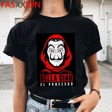 Load image into Gallery viewer, New Money Heist Cool Tshirt Men La Casa De Papel Harajuku T-shirt House of Paper Graphic Tshirt Bella Ciao Hip Hop Top Tees Male