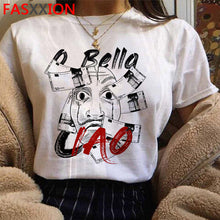 Load image into Gallery viewer, New Money Heist Cool Tshirt Men La Casa De Papel Harajuku T-shirt House of Paper Graphic Tshirt Bella Ciao Hip Hop Top Tees Male