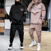 Load image into Gallery viewer, 2020 Workwear jacket men's Hooded Jacket+Pants 2PC Sets baseball loose Pullover coat & Long Pants Mens Clothing