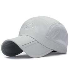 Load image into Gallery viewer, Summer Outdoor Folding Portable Quick-drying Unisex Baseball Cap Travel Sunscreen UV Protection Mesh Hats and Caps Summer Hat