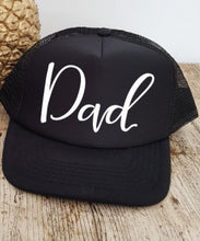 Load image into Gallery viewer, Mom &amp; Dad Letters Print Baseball Cap Trucker Hat For Women Men Unisex Mesh Adjustable Size Drop Ship M-169

