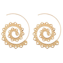 Load image into Gallery viewer, Swirl Heart Earrings Gypsy Tribal Ethnic Earrings Boho Earrings for Women Jewelry
