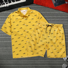 Load image into Gallery viewer, Summer Men Shorts Set Fashion Beach Pineapple Shirt Shorts Surfing Bermudas Masculina Print Men Boardshorts Two Pieces Tracksuit
