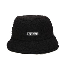 Load image into Gallery viewer, Brand New Faux Fur Winter Panama Hats Women Outdoor Sunscreen Bucket Hat Female Fashion Letter Embroidery Basin Cap Sun Caps
