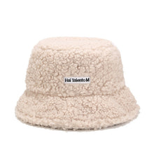 Load image into Gallery viewer, Brand New Faux Fur Winter Panama Hats Women Outdoor Sunscreen Bucket Hat Female Fashion Letter Embroidery Basin Cap Sun Caps
