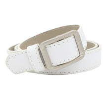 Load image into Gallery viewer, Square Buckle Women Belt Simple Vintage Students Waistband Adjust Fashion Casual No-hole Cummerbunds
