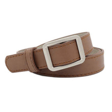 Load image into Gallery viewer, Square Buckle Women Belt Simple Vintage Students Waistband Adjust Fashion Casual No-hole Cummerbunds
