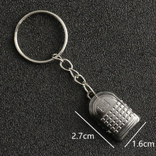 Load image into Gallery viewer, PUBG Keychain Playerunknowns Battlegrounds Backpack Armor Helmet Pan 98k Flare Gun Keyring Key Chain Ring Army Jewelry Wholesale
