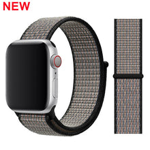 Load image into Gallery viewer, Sport Loop band for Apple watch 5 4 iwatch strap 44mm 40mm 42mm 38mm series 5 4 3 2 Soft Nylon bracelet Apple watch 5
