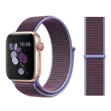 Load image into Gallery viewer, Sport Loop band for Apple watch 5 4 iwatch strap 44mm 40mm 42mm 38mm series 5 4 3 2 Soft Nylon bracelet Apple watch 5
