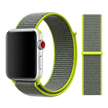 Load image into Gallery viewer, Sport Loop band for Apple watch 5 4 iwatch strap 44mm 40mm 42mm 38mm series 5 4 3 2 Soft Nylon bracelet Apple watch 5
