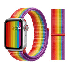 Load image into Gallery viewer, Sport Loop band for Apple watch 5 4 iwatch strap 44mm 40mm 42mm 38mm series 5 4 3 2 Soft Nylon bracelet Apple watch 5
