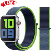 Load image into Gallery viewer, Sport Loop band for Apple watch 5 4 iwatch strap 44mm 40mm 42mm 38mm series 5 4 3 2 Soft Nylon bracelet Apple watch 5
