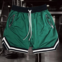 Load image into Gallery viewer, New Basketball sports five shorts black red Yellow Anti-pilling breathable quick-drying loose Fitness basketball five shorts
