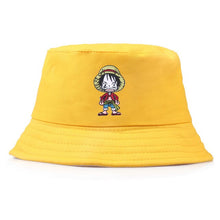 Load image into Gallery viewer, Bucket Hat set Luffy Smiley Alien Unisex Foldable Trump Cap Hip Hop Gorros Men Summer Caps Women Panama Fishing Bucket Hats
