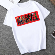 Load image into Gallery viewer, Men's T-shirts Fashion Marvel Avengers Print Hipster Funny t shirt Men Summer Casual street Hip-hop Tee shirt Male Tops
