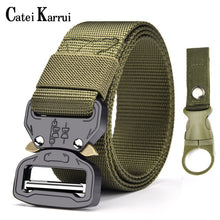 Load image into Gallery viewer, Catei Karrui Outdoor Hunting Metal tactical belts for men multifunctional buckle high quality Marine Corps men's training Belt
