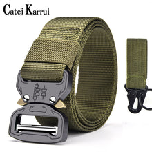 Load image into Gallery viewer, Catei Karrui Outdoor Hunting Metal tactical belts for men multifunctional buckle high quality Marine Corps men's training Belt
