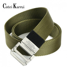 Load image into Gallery viewer, Catei Karrui Outdoor Hunting Metal tactical belts for men multifunctional buckle high quality Marine Corps men's training Belt
