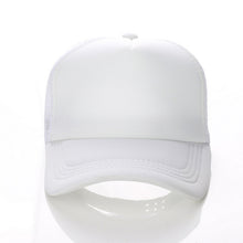 Load image into Gallery viewer, Factory Price! Free Custom LOGO Design Cheap 100% Polyester Men Women Baseball Cap Blank Mesh Adjustable Hat Adult Children Kids
