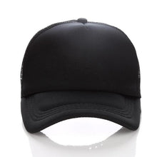 Load image into Gallery viewer, Factory Price! Free Custom LOGO Design Cheap 100% Polyester Men Women Baseball Cap Blank Mesh Adjustable Hat Adult Children Kids
