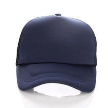 Load image into Gallery viewer, Factory Price! Free Custom LOGO Design Cheap 100% Polyester Men Women Baseball Cap Blank Mesh Adjustable Hat Adult Children Kids
